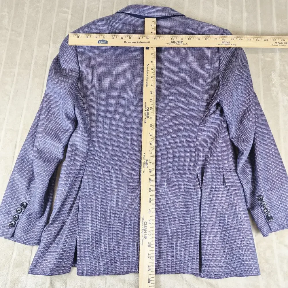Emporio Armani Purple Iridescent G Line Blazer Sport Coat Sz 48R 2-Button Jacket